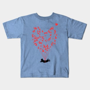 Flying cat Kids T-Shirt